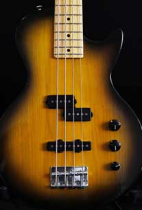 custom short scale bass guitar